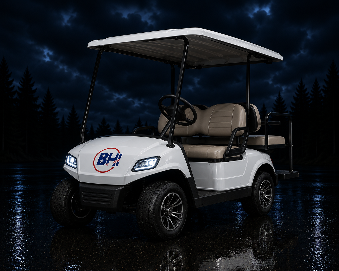 Golf cart rental for job sites and events