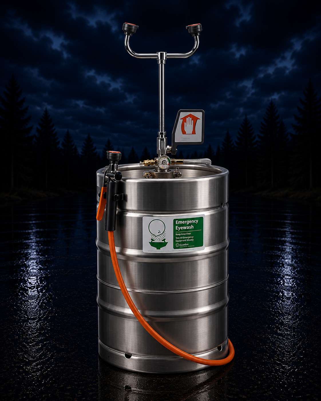 ANSI compliant portable eyewash station rental